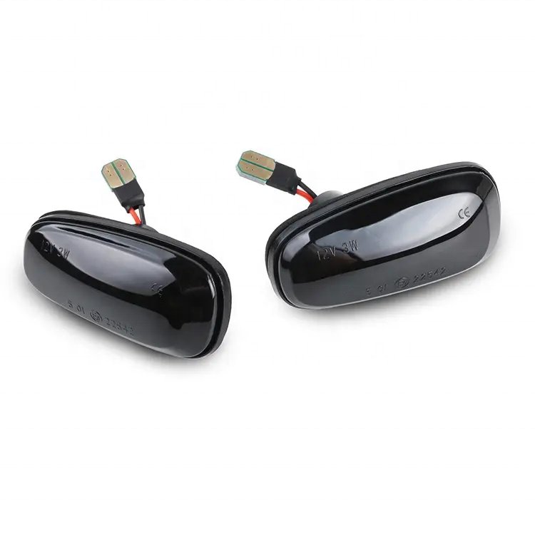 Smoked Lens LED Turn Signal Lamp Front Fender Side Marker for Opel Zafira A Astra G Accessories