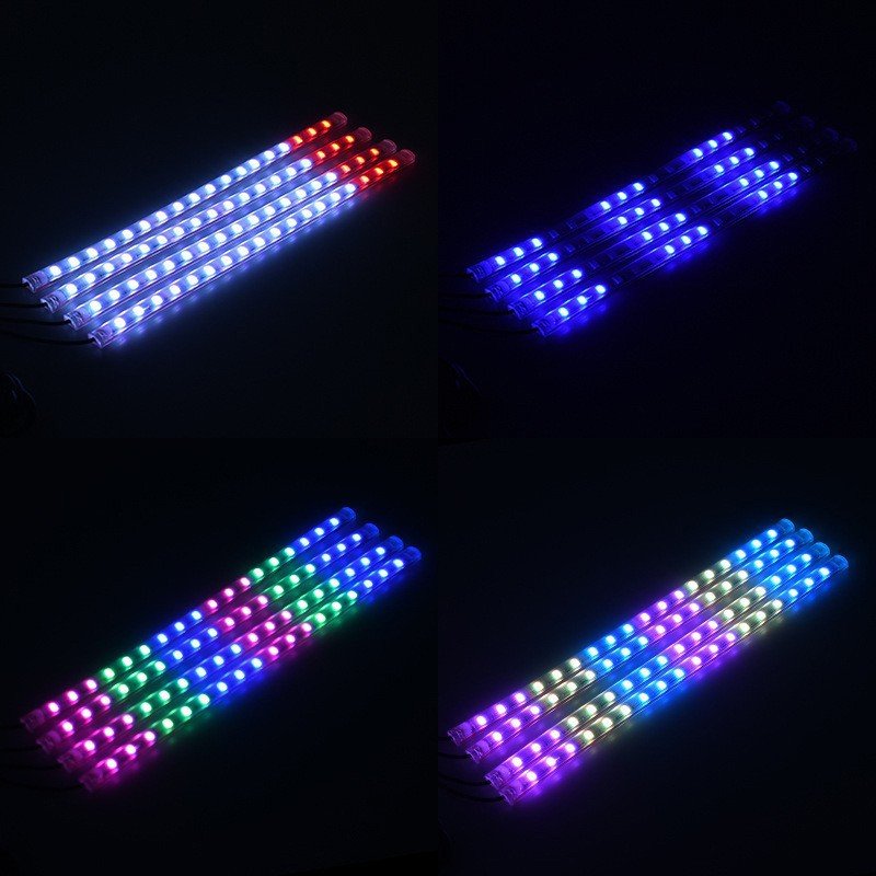 Car atmosphere foot Neon LED light APP/Remote 5050 Car strip 24/36/48/72 LED Neon Interior Light Lamp 5v USB Atmosphere Light