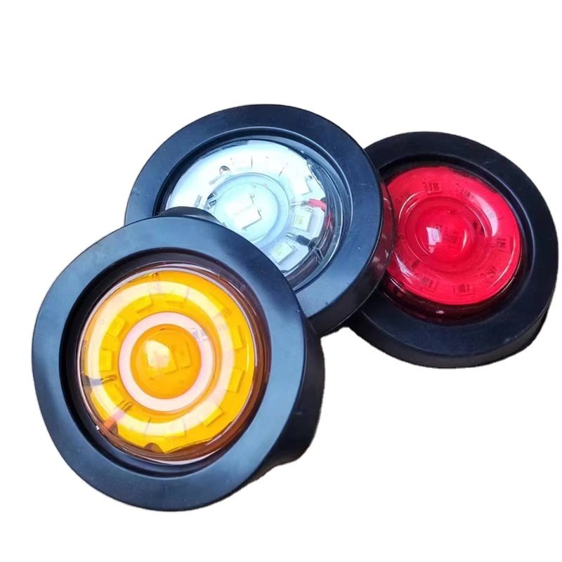 Hot Selling New Model Small Side Clearance Lamp 12V Red Signal Lights Trucks Trailers 5W Light Others Car Light Accessories