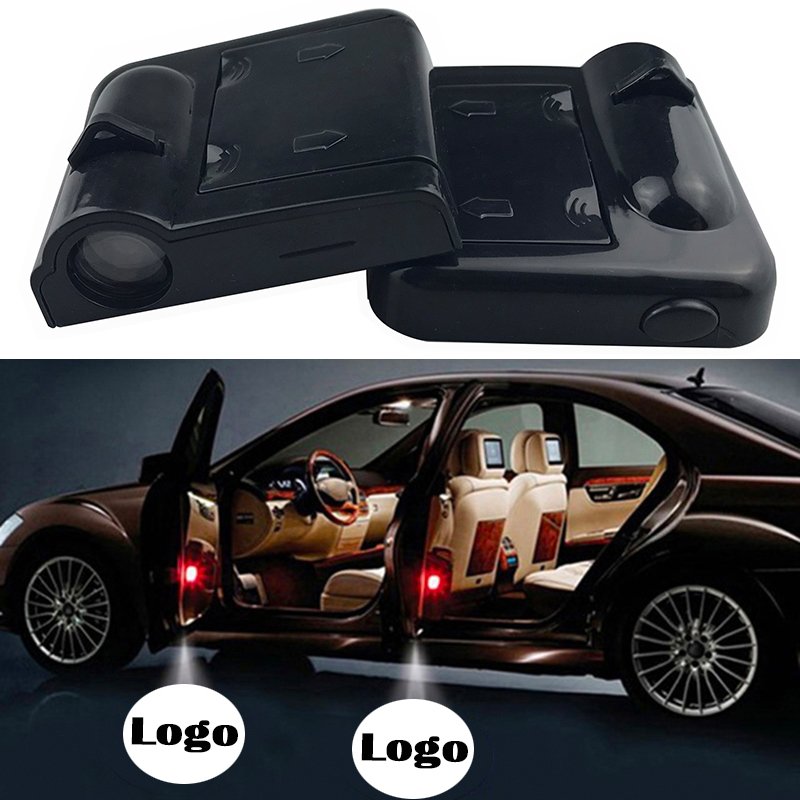 Wireless LED Car Welcome light Car Door Laser Projector Logo Ghost Shadow Welcome Light Universal Car Courtesy Lamp