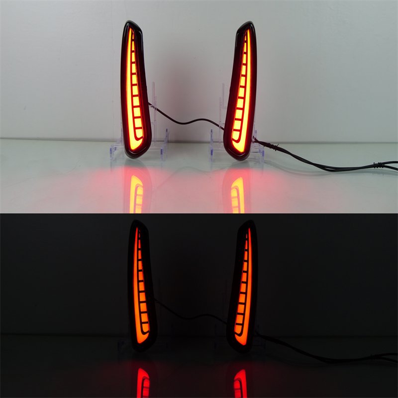 For Honda Civic Type R 2023 2024 LED Reflector Rear Bumper Tail Light Brake Stop Turn Signal Lamps Car Accessories