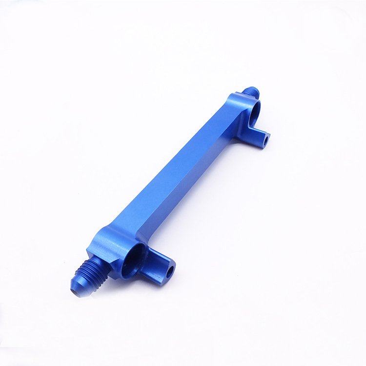 Customized Blue Aluminum Anodized CNC Machining Parts Universal Mount Bracket Motorcycle Car Racer Tools Accessories