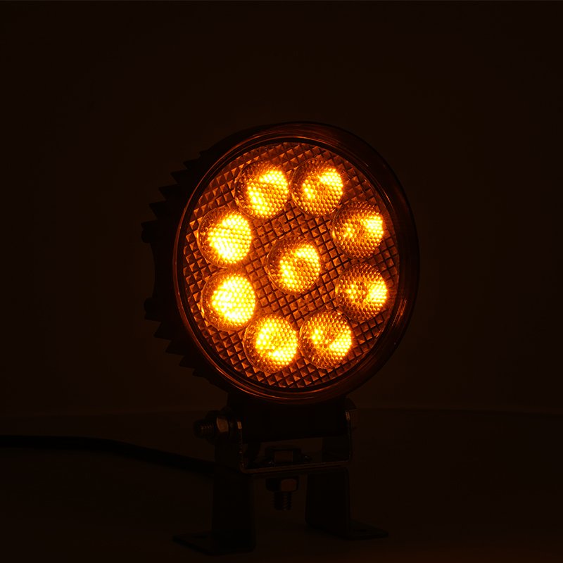 Newest Ece R65 Offroad Spot Light Lamp Waterproof 5 Inch Amber White Led Driving Work Light For Trucks Tractor Boat Car