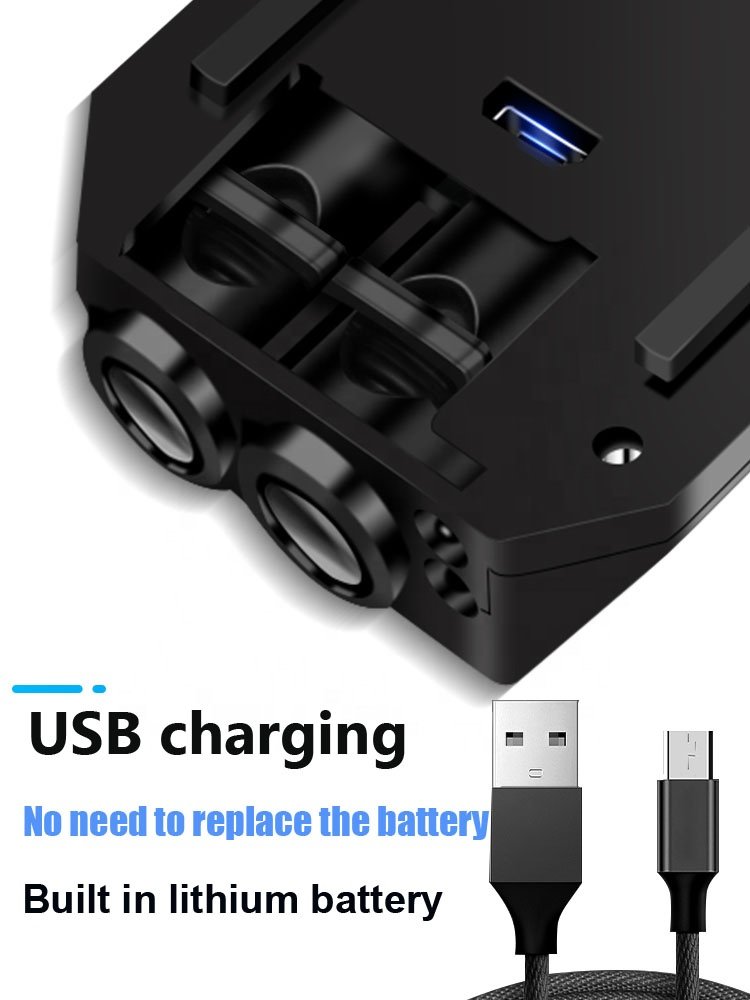 USB Rechargeable Wireless dynamic Car Door Warning Welcome Light lamp Projector car LED Projectors Shadow Light Others Car Light