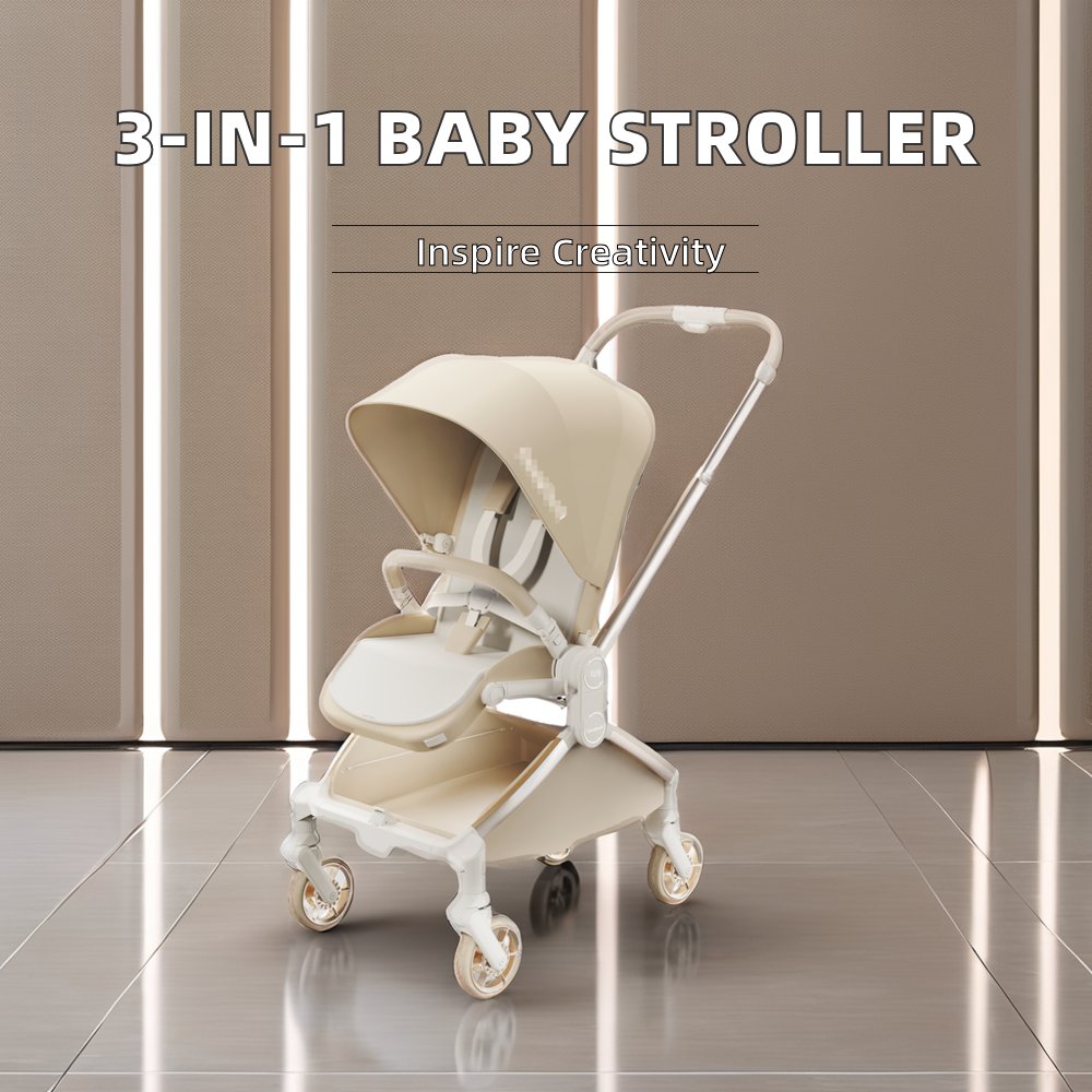 Factory custom aluminum sleeper common doona stroller kids push chair baby prams