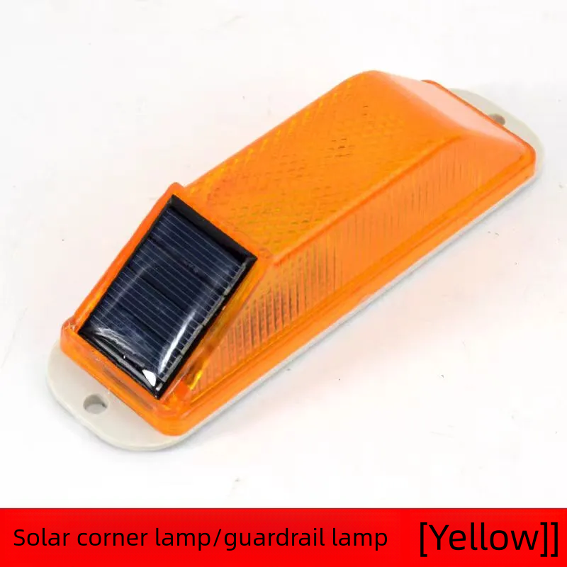 Solar-Powered Rechargeable LED Flash Light Night Traffic Warning Light Others Car Light Accessories