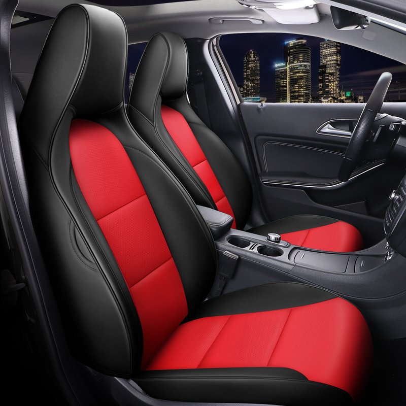 Custom Made Car Seat Cover for 5 Seaters Luxury High Quality Leather Original Fit Seat Kits for Mercedes Benz GLA CLA GLA200