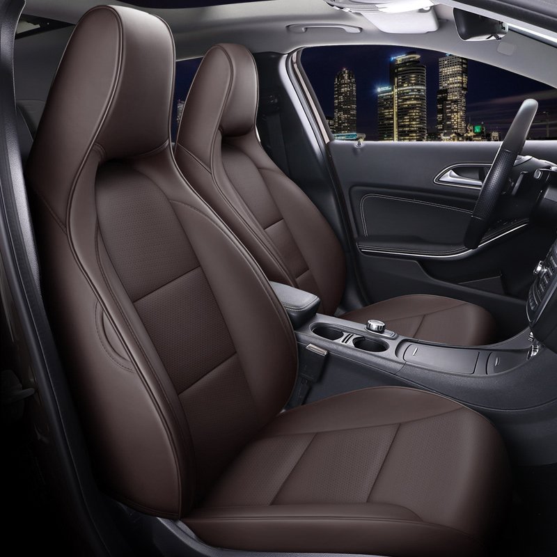 Custom Made Car Seat Cover for 5 Seaters Luxury High Quality Leather Original Fit Seat Kits for Mercedes Benz GLA CLA GLA200