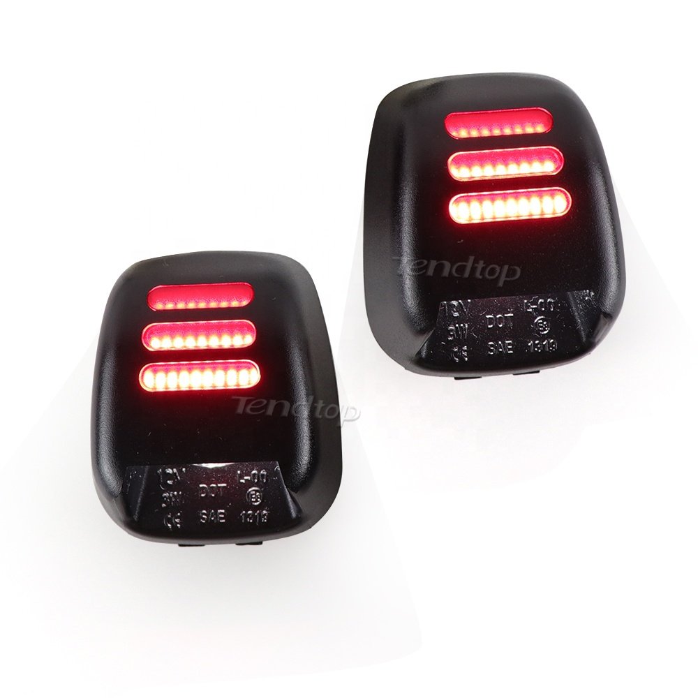 Hot sale Dual colors License Number Plate Lights For Nissan Navara D40 Frontier Armada Titan Xterra Suzuki Equator LED tail Lamp