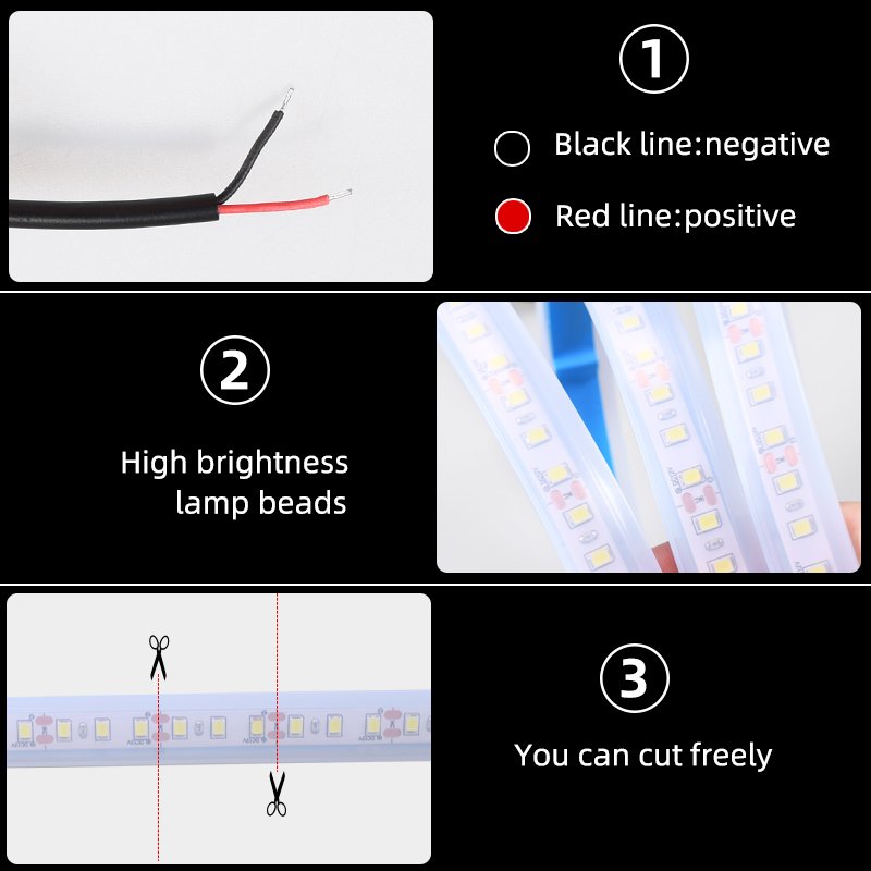 1.5M Auto RGBr atmosphere Lights Bars DRL Strip Flexible APP Control Decoration Car Hood Light flexible led strip