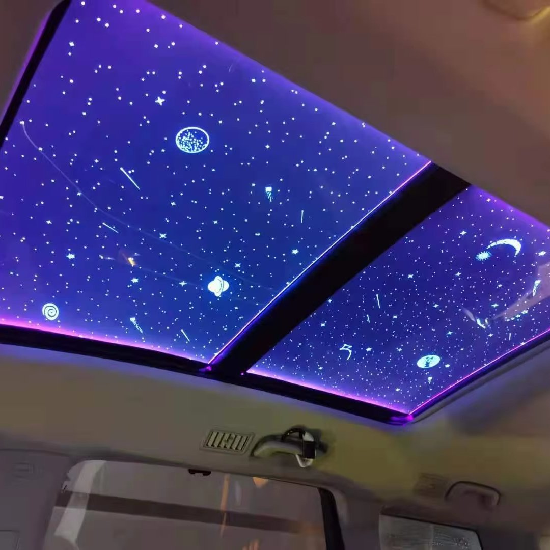 2024 Car Sunroof Decorative Lights Interior Ambient Light Panoramic Starlight Film Top car accessories interior