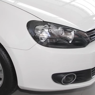 Protecting Lighting Systems High Quality Car Headlight Lamp Shades For VW Golf 6 2011-2013