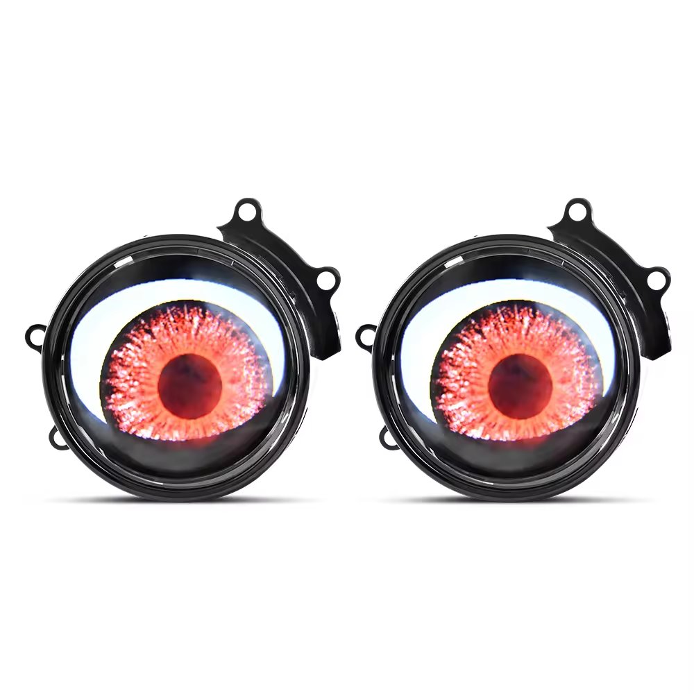 Multi-color Chasing Car Led Devil Angel light Universal Car headlight Car Light Accessories