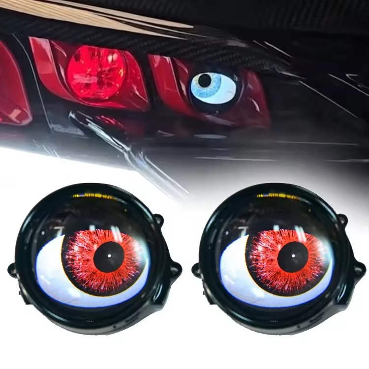 Multi-color Chasing Car Led Devil Angel light Universal Car headlight Car Light Accessories