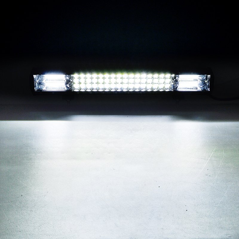 Car Offroad LED Light Bar LED Bar 12V 24V Driving Work Lamp 7D Tri Row 8 15 20 25 30 40 Inch Work Light For Truck SUV ATV 4x4