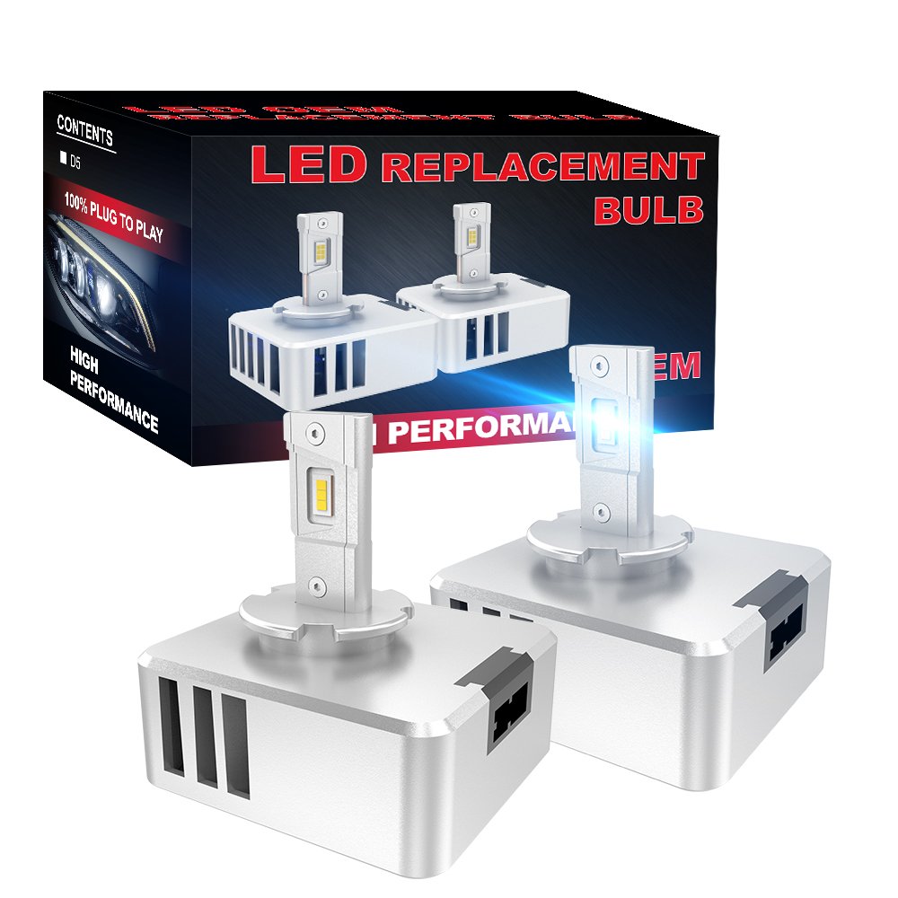 LANSEKO High Brightness Headlamp G2 Series D5 Auto Lighting Systems Light Bulbs 9000LM 45W 6500K Car Led Headlight