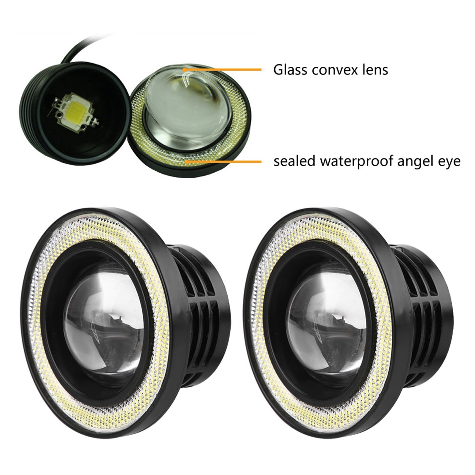Factory wholesale 2.5 inch 10w Universal Led Car Fog Lights Daytime Running Light others car light accessories