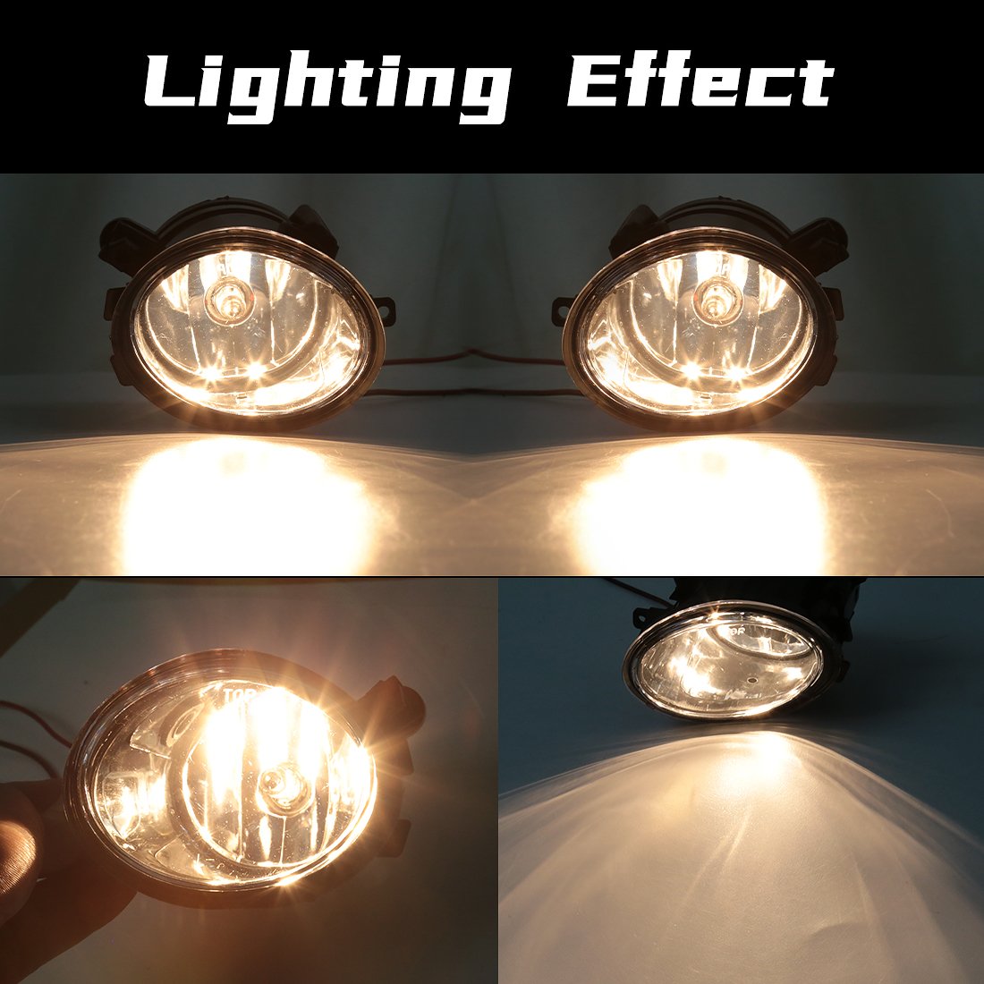 Car Light Assembly LED Fog Light for BMW E39 M5 2001 2002 2003 E46 3 Series M3 2002-2006 Halogen LED Bulb Front Bumper Headlight