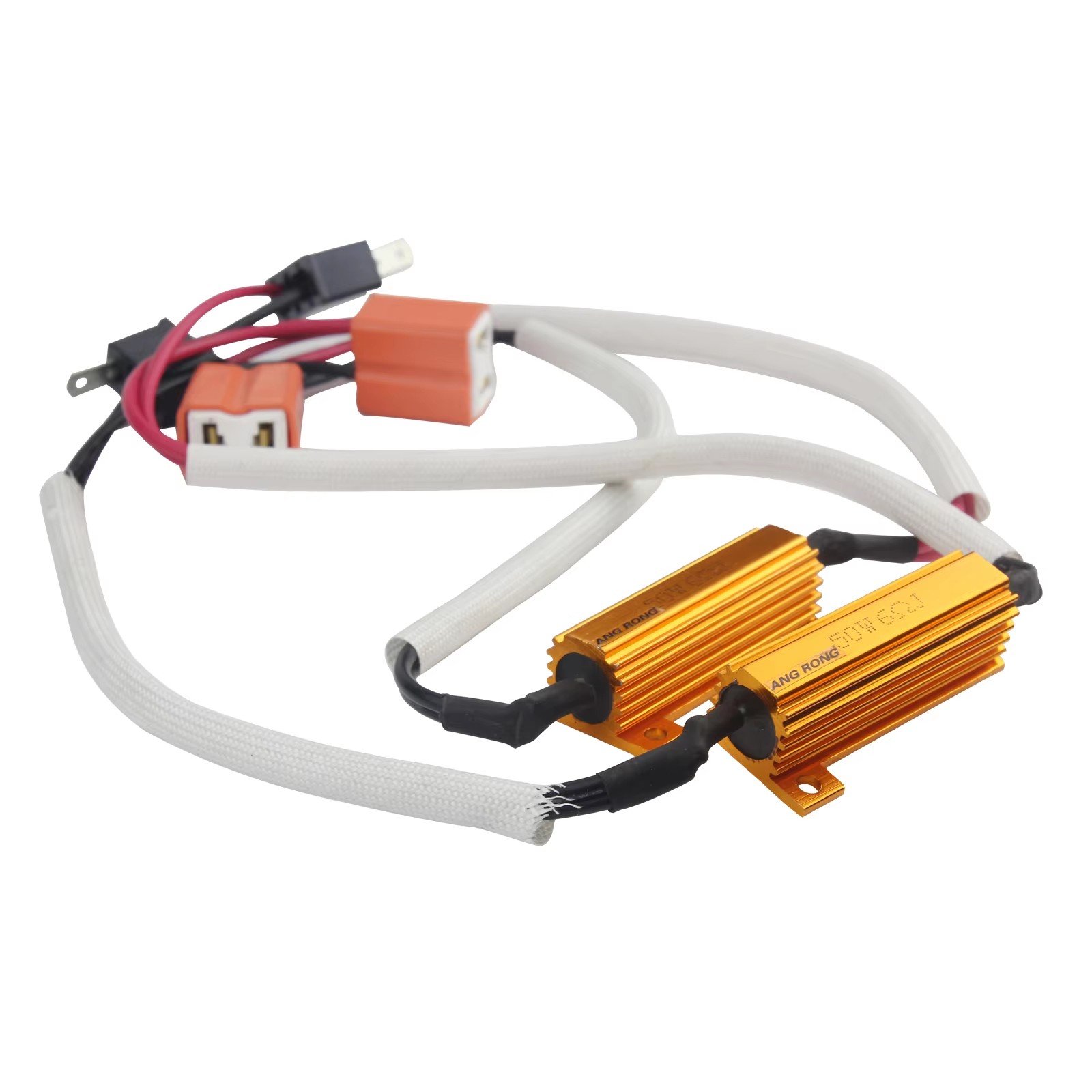 H7 LED Load Resistors 50W 6 ohm Stop Car Light Flicker Cancel Error Message