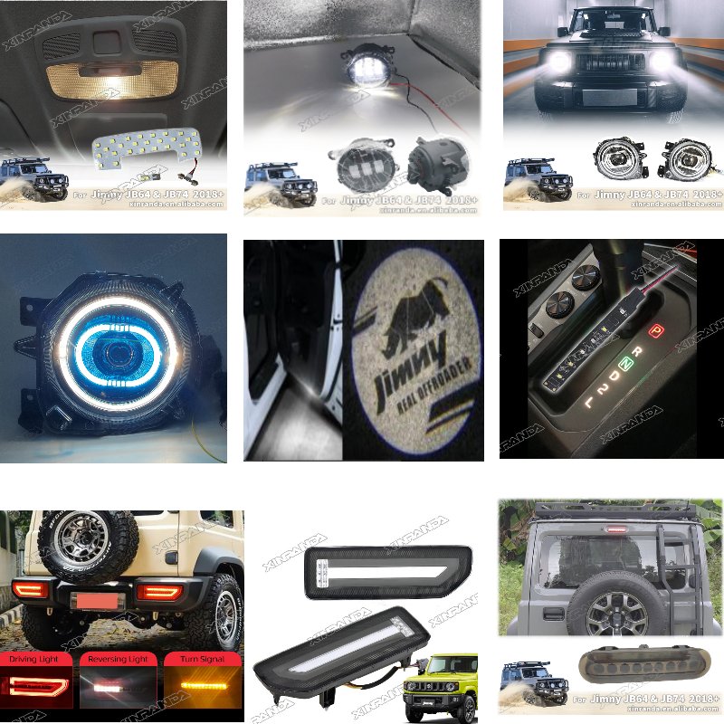 Jimny Jb74 5 Door Hot Selling Car Light Accessories Car Interior Yellow Led Light For Suzuki Jimny Jc74 2023 2024