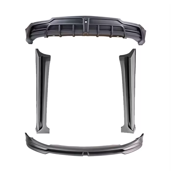 Car modified Body Kit Auto primer Front rear Bumper Lip aprons diffuser car accessories bumpers for tesla model3 Pearl White