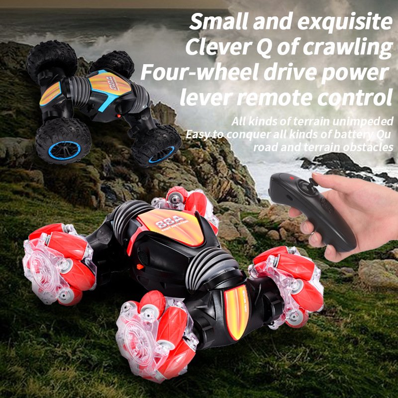 Children's gesture sensing stunt lighting toy car Children's toy remote control car remote toys