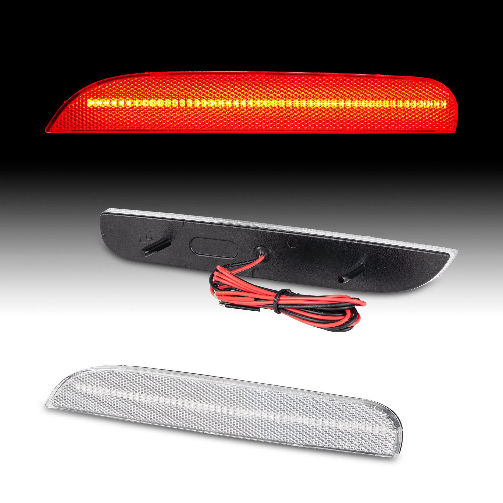Car Accessories Decoration Led Indicator Light LED Rear Reflector Light for FIAT 500 2012-2017