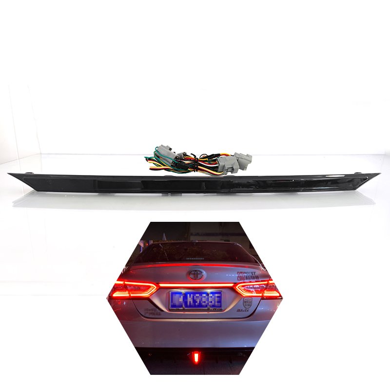 Wholesale through the tail light conversion led trunk decorative light brake warning light for Toyota Camry 18-23