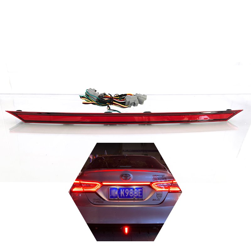 Wholesale through the tail light conversion led trunk decorative light brake warning light for Toyota Camry 18-23