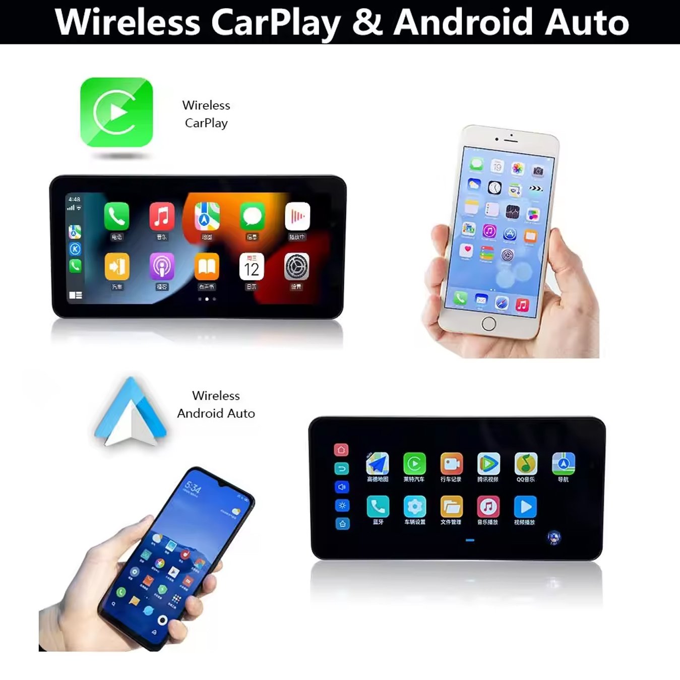 2024 Universal Car Accessories&Parts Motorbike Gps Global Position System Bike Gps Navigator Android Screen Touchable Navigator