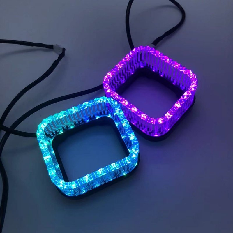 wholesale 1.5 Inch Led angel eyes DRL Led Headlight Projector Lens Eye Blinking Modification Eye Retrofit Kits