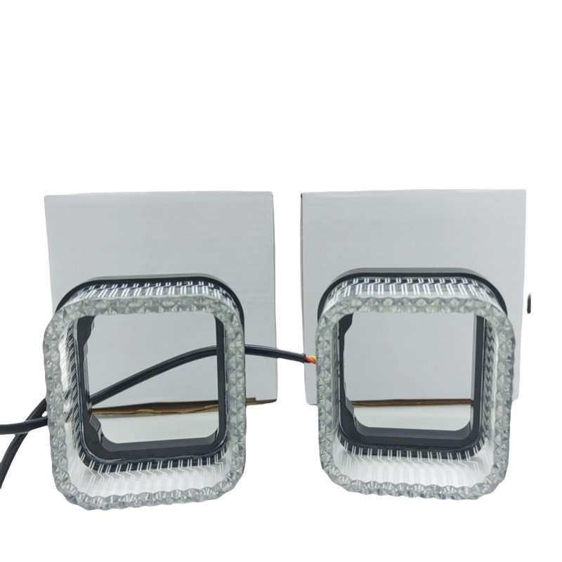 wholesale 1.5 Inch Led angel eyes DRL Led Headlight Projector Lens Eye Blinking Modification Eye Retrofit Kits
