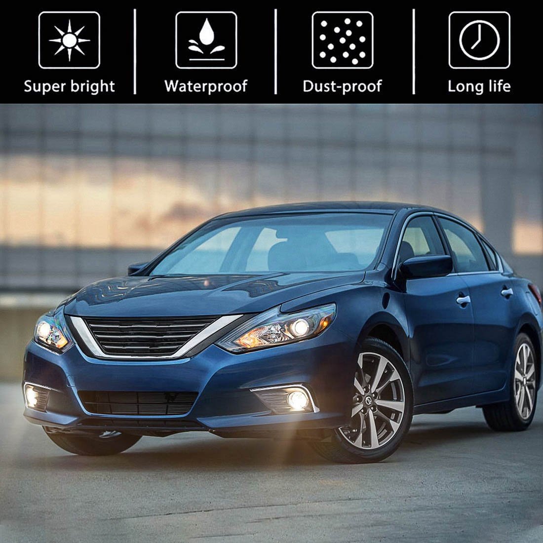 New Product Best Seller Fog Lamps Front Bumper Car Auto Driving Lamp Fog Light for Nissan Altima 2016 2017 2018 Auto Accessories