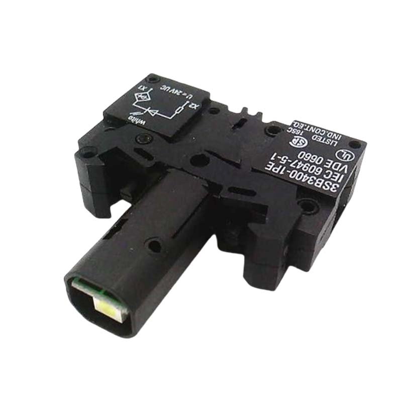 New Original Indicator Light 3SB3400-1PE with Integrated LED 24V AC/DC Lamp Holder, Screw Terminal, White