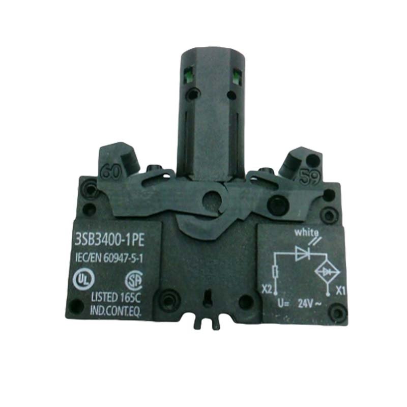 New Original Indicator Light 3SB3400-1PE with Integrated LED 24V AC/DC Lamp Holder, Screw Terminal, White