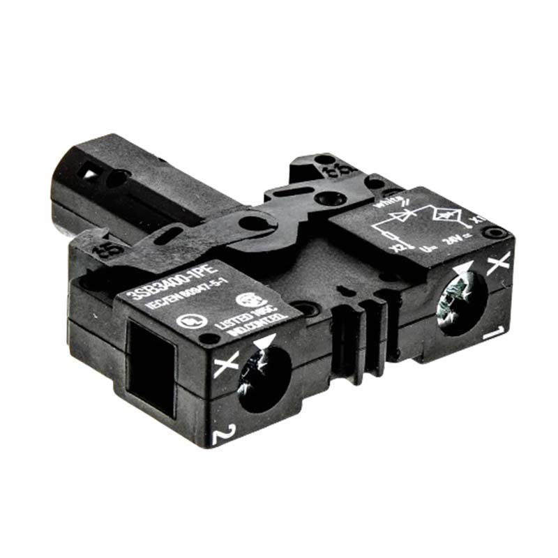 New Original Indicator Light 3SB3400-1PE with Integrated LED 24V AC/DC Lamp Holder, Screw Terminal, White