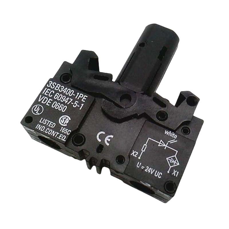 New Original Indicator Light 3SB3400-1PE with Integrated LED 24V AC/DC Lamp Holder, Screw Terminal, White