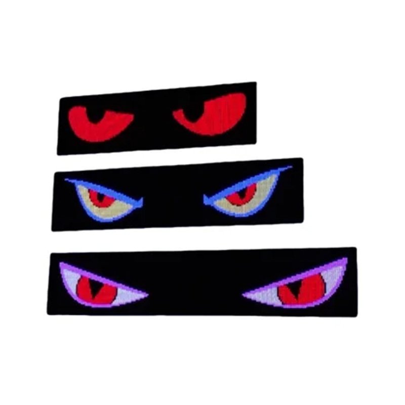 2M Devil Eyes Truck Accessories Display Lamp Bar Remote Control Car Vehicle Warning Tail Light Vans Auto Lighting Systems Screen