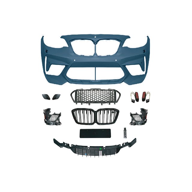 New Design Front+Rear Bumper assembly Body Kit For BMW 2 Series F22 F23 Update to M2CS Style