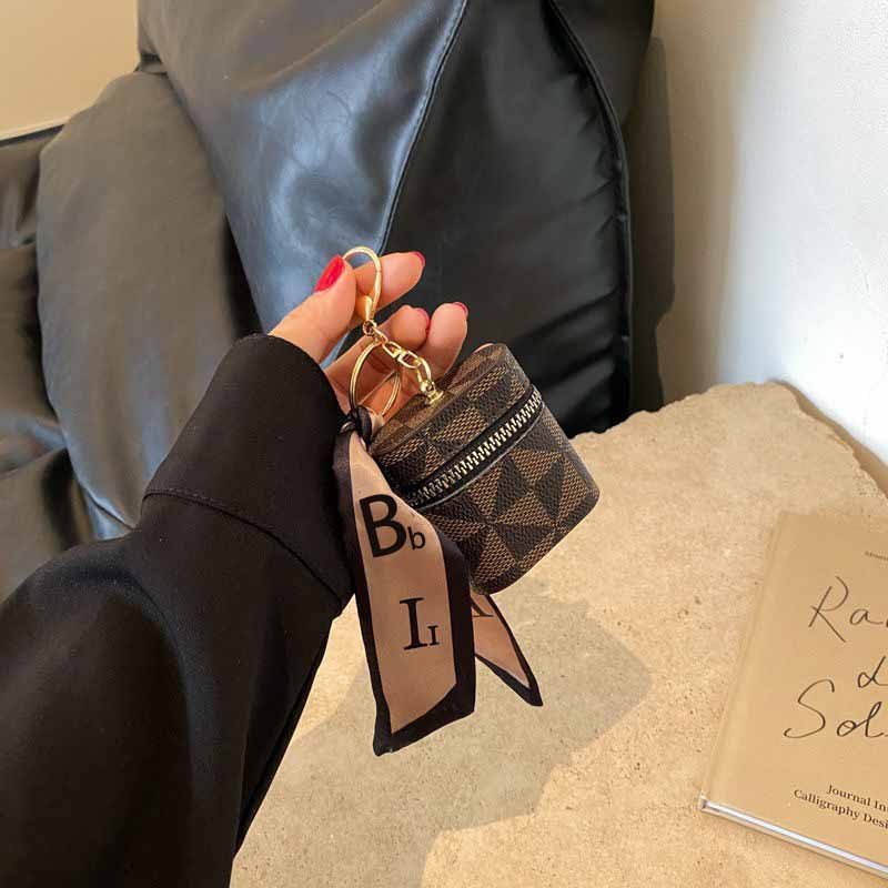 New Designer Luxury Handbag Mini Handbag Car Keychain Mini Coin Purse Headphone Bag Charm For Airpods Bag Accessories For Women
