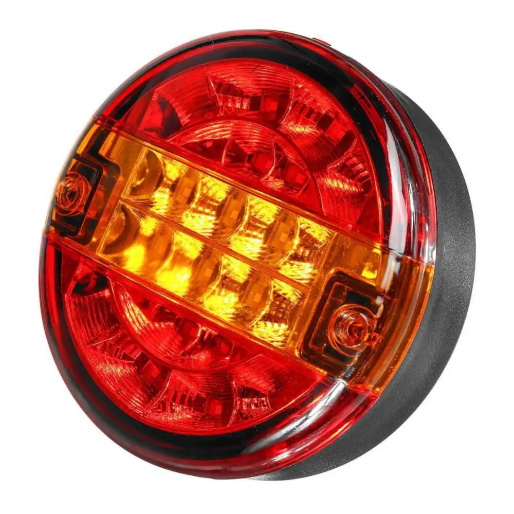 Round Lamps Super Brightness 12v 24v For Lorry Truck Van Trailer Car Accessories 20led Tail Signal Light Universal Led Lights