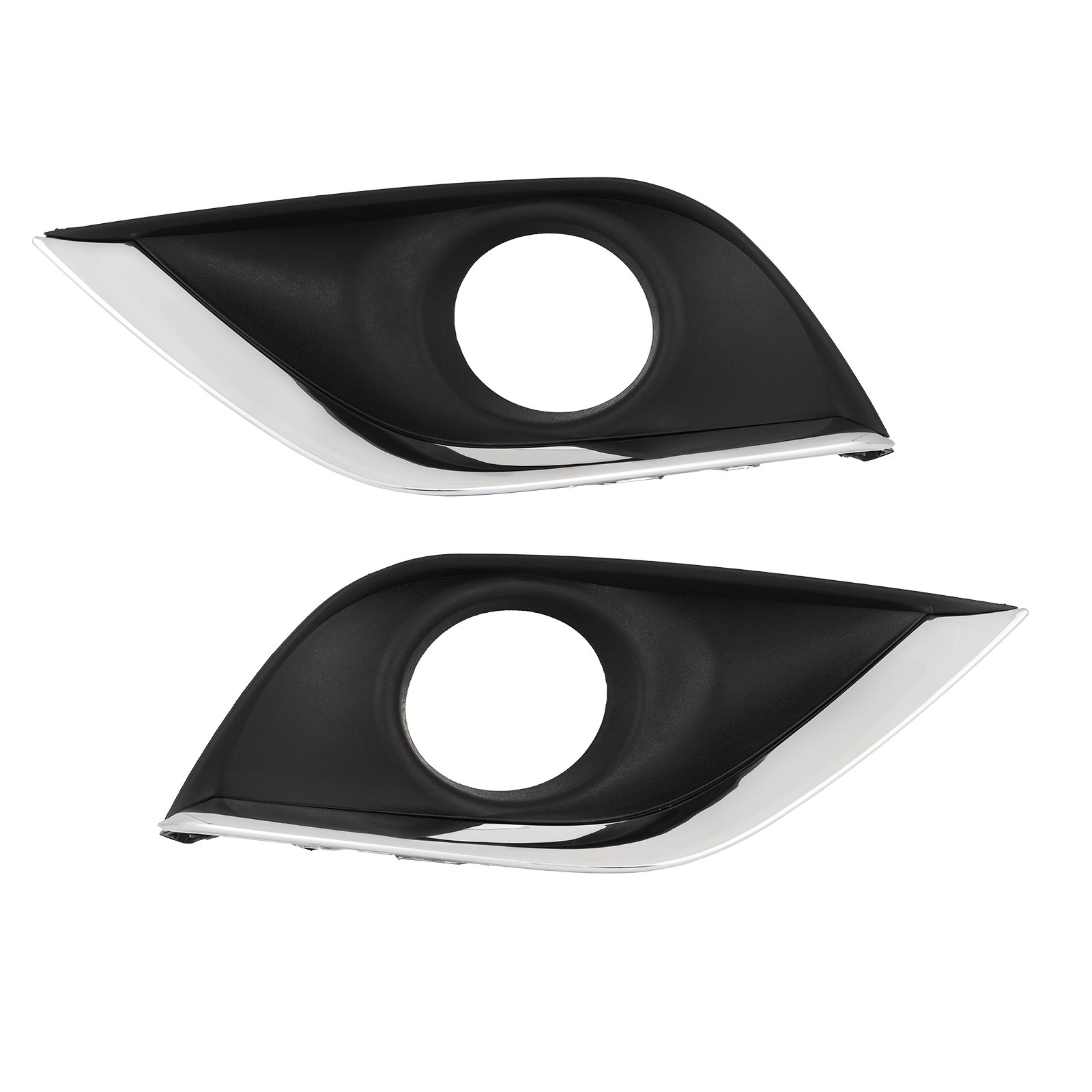 Front Upper Grille & Fog lights Set For Nissan Versa Sedan 2015-2019 5PCS