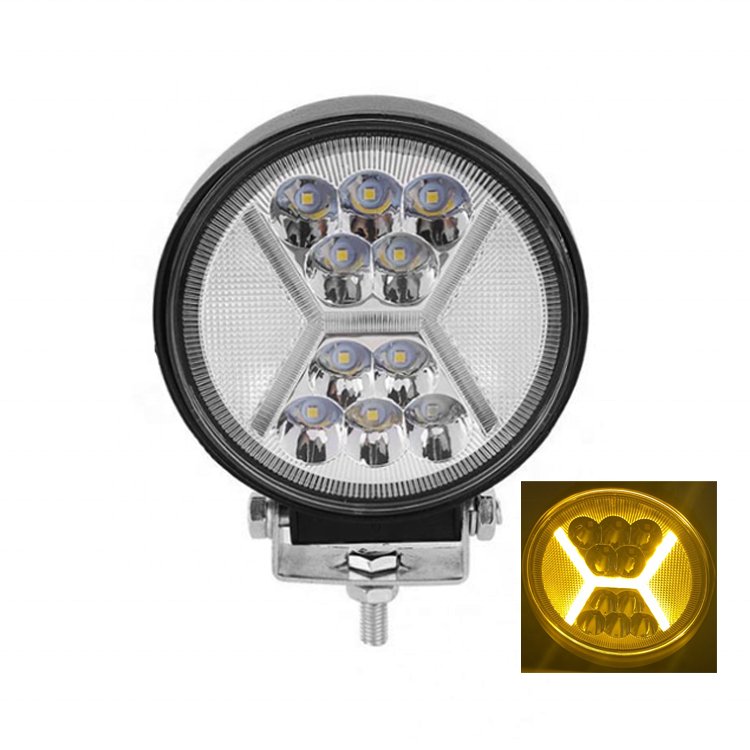 New 4-Inch Auto Accessory LED Fog Lamp round Anl with DRL Flash 117W Driving Light for 4WD ATV UTV SUV Pick-Up