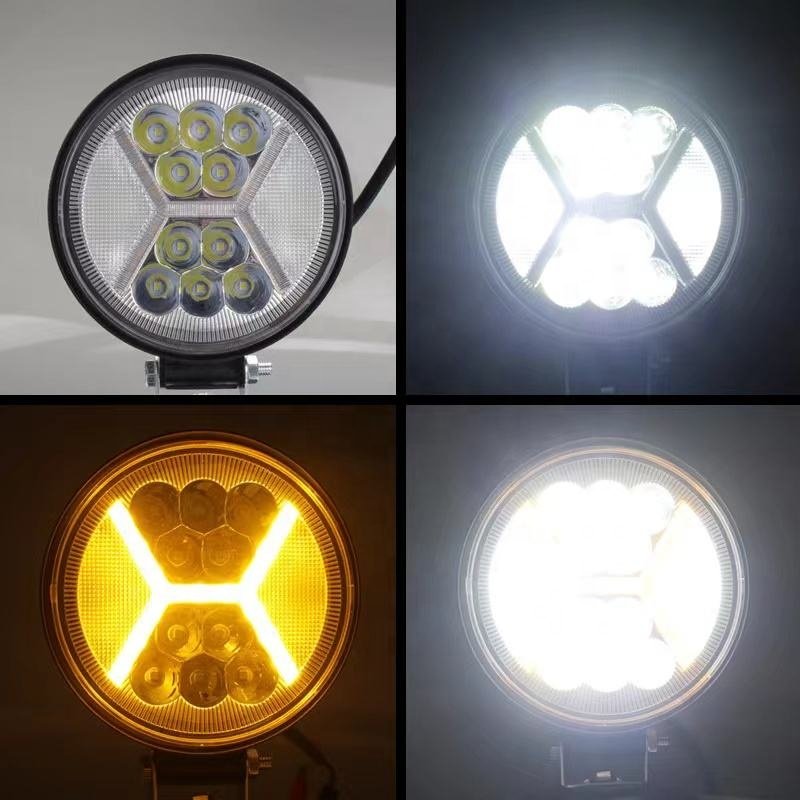 New 4-Inch Auto Accessory LED Fog Lamp round Anl with DRL Flash 117W Driving Light for 4WD ATV UTV SUV Pick-Up