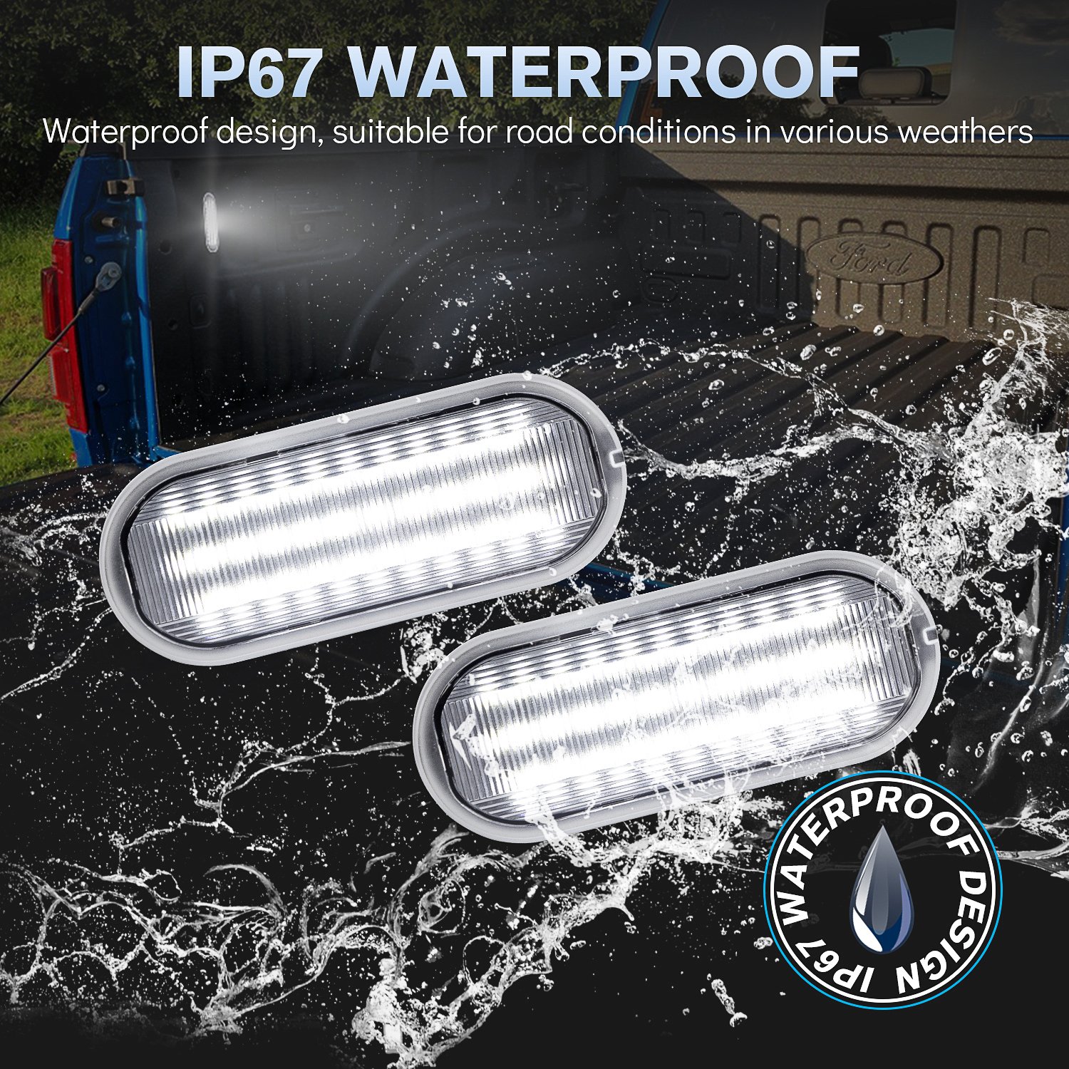 Non-Polarity Car Accessories LED Bed Lamp Light For Ford F-150 Raptor F-250 F-350 F-450 Superduty