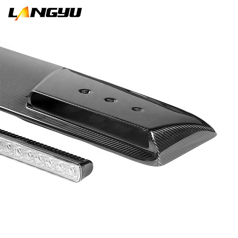 Langyu Car Accessories 2 Eyes Top Led Light Dry Carbon Fiber G Class Roof Light For Mercedes-benz W464 Bra-bus Style Top Light