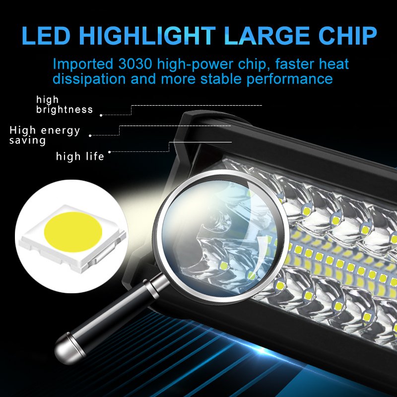 2022 New Designs Led Bar Light for Car Pickup Mini Tractor Truck Parts 12V 24V Car Led Lights