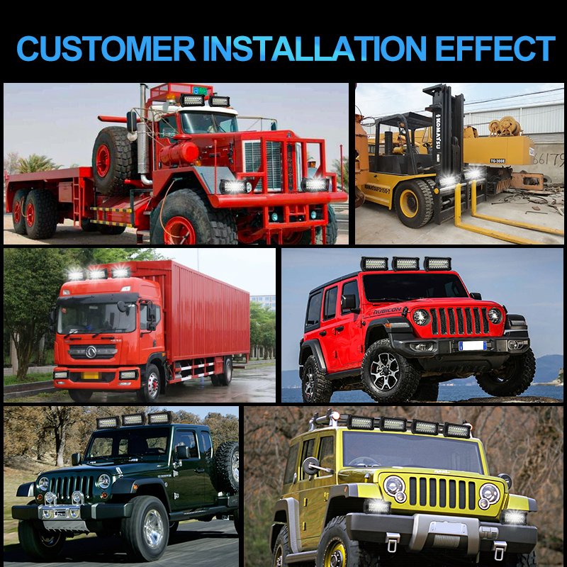 2022 New Designs Led Bar Light for Car Pickup Mini Tractor Truck Parts 12V 24V Car Led Lights
