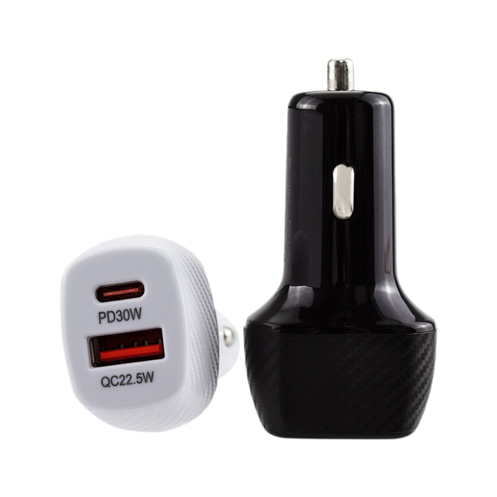 Car Charger PD 30 W Quick Charger QC 22.5 W Car Charger For Mobile Phone