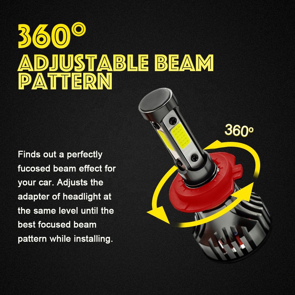 UGGV 76W 80000LM LED Car Headlamp Light Bulbs Auto Parts Accessories Model H1 H3 H4 H7 Others Car Light Accessories